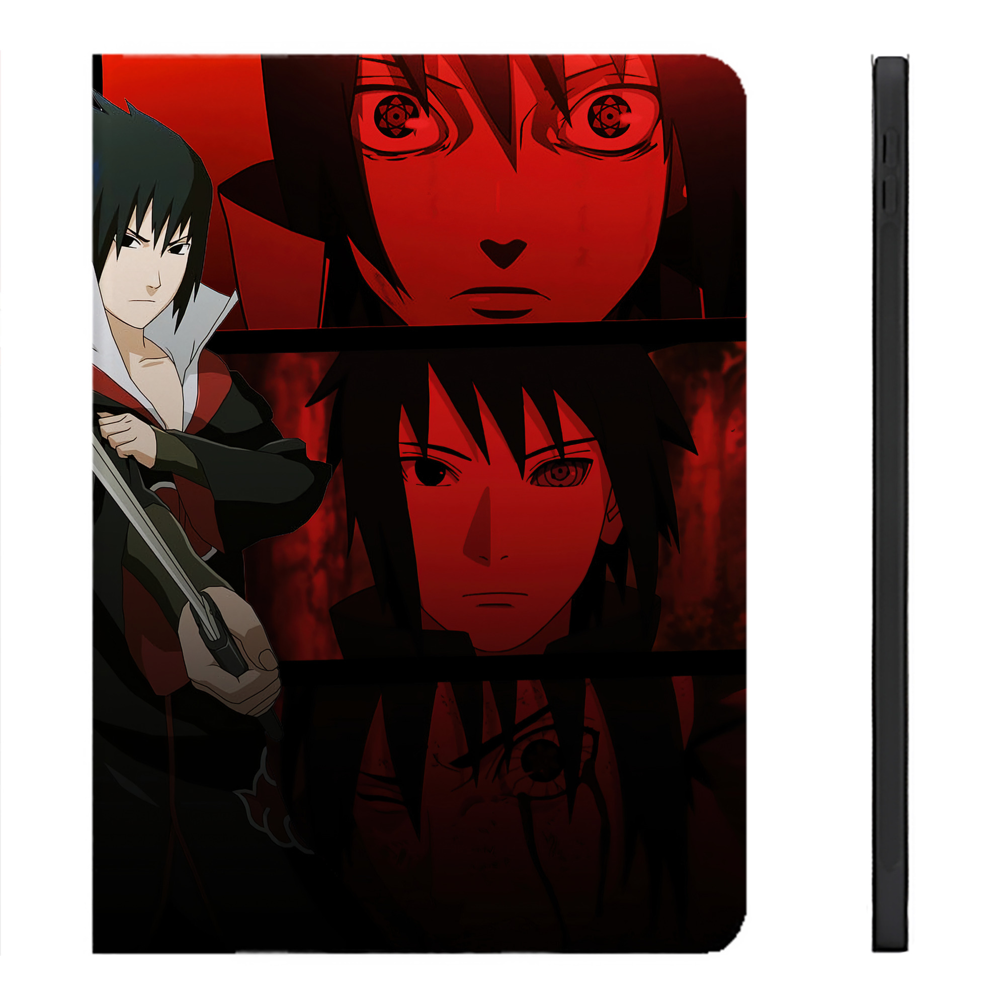 （画像用） NARUTO -ナルト- NARUTO -ナルト- 疾風伝 IPadケース ペンホルダー付き ブックスタイルデザイン